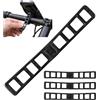 Your Day Mate Elastico per luce da bicicletta, portacellulare, campanello, 4 pz, in Nero, ricambio per il fissaggio dei supporti alla bicicletta, anelli in gomma elastica, banda di montaggio, supporto per manubrio