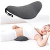 HoaaiGo Cuscino lombare in memory foam, cuscino lombare ortopedico sollievo dal dolore alla parte bassa della schiena, design ergonomico, per letto lombare, divano, sedia, auto e sedia da ufficio