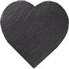 Dudoplatz Piatto da portata in ardesia, a forma di cuore (20 x 20 cm)