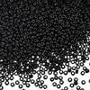 PH PandaHall 100g Perline Semi di Vetro 2mm Mini Perline di Vetro Nero, Perlina Distanziali Rotonde per Bracciali Collane Orecchini Gioielli Artigianato Fai da Te, Foro: 0.8mm