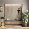 ATLAS CONCORDE SOLUTION Piastrella da rivestimento interno ed esterno 20 x 120 cm Sp. 9 mm rettificato Pompei Aureo in gres naturale smaltato beige travertino opaco traffico molto intenso (pei 5/5) R10 0.96 mq