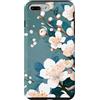 White Cherry Blossom Sakura Flower Custodia per iPhone 7 Plus/8 Plus Giapponese Bianco Fiore Di Ciliegio Sakura