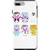 Haunted Spooky Halloween Custodia per iPhone 7 Plus/8 Plus Halloween Unicorno Fantasma Vampiro Mummia