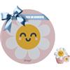 WONDEE Mr Wonderful - Set regalo Margherita Pendrive originale USB 32 GB + tappetino per mouse per bambini rotondo antiscivolo, regali originali per donne e ragazze