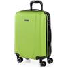 ITACA - Valigia Bagaglio a Mano 55x40x20 - Trolley Bagaglio a Mano, Trolley Cabina, Valigie, Trolley 55x40x20, Pistacchio-Antracite