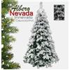 ALBERO DI NATALE 210 CM NEVADA INNEVATO PE+PVC 1043 TIPS 140cm diametro