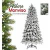 ALBERO DI NATALE 240 CM MONVISO INNEVATO PE+PVC 2933TIPS 170