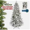 ALBERO DI NATALE 180Cm CAUCASIAN INNEVATO PE+PVC 1782TIPS 120 diam