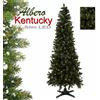 ALBERO DI NATALE 210CM SLIM KENTUCKY 240LED PVC 1000TIPS 81D