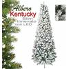 ALBERO DI NATALE 150CM KENTUCKY SLIM INNEVATO 120LED PVC 430