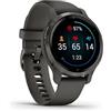 Garmin Venu 2S, Smartwatch AMOLED 1,1, Cassa da 40mm, Autonomia 10 giorni, Garmin Pay, Musica, +25 Sport, GPS, Cardio, SpO2 (Slate & Graphite)