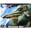 Accademia Academy 1/48 USAF F-4C "Guerra del Vietnam" Phantom Aircraft Kit modello in...