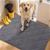 COSY HOMEER Zerbino per interni, 80 x 120 cm, lavabile, spessore 1,5 cm, lavabile in lavatrice, per corridoio, cucina, porta posteriore, grigio scuro