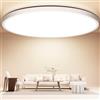 OUILA Ø40CM Plafoniera LED Soffitto, 36W Lampada da Soffitto LED 4000K