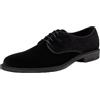 HUGO Kerr_derb_vlvt, Derby Uomo, Black, 39 EU