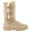 Holly Donna Pulsante Tripletta Completamente Foderato Di Pelliccia Impermeabile Inverno Neve Stivali - Beige - 41