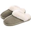 Coswind Pantofole Donna Uomo Invernali Peluche Ciabatte da Casa with Memory Foam Pelose Calde Comode Fluffy Antiscivolo Autunno Interno Esterno Forest Night 270