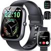 QCOQ Smartwatch Uomo Donna, 1.91" Orologio Smartwatch con Effettua/Risposta Chiamate, 110+ Sportive Smart Watch con Sonno/Cardiofrequenzimetro/Contapassi, Impermeabile IP68, Fitness Tracker per Android iOS