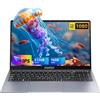 ACEMAGIC PC Portatile 15.6" Full HD,16GB DDR4 RAM 512GB SSD,Celeron N95 (Battere N5095,Fino a 3.4Ghz) Notebook,2.4G/5G WiFi,BT5.0,Type_C, USB3.2,HDMI,Webcam Computer Ufficio Grigio