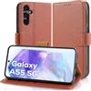 Case Collection per Cover Samsung A55 5G - Custodia a Libro in Pelle con Slot per Carte [Blocco RFID] Antiurto [Cavalletto] Portafoglio per Cover Samsung Galaxy A55 5G