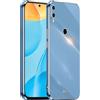 HONLEN Custodia per HUAWEI P Smart 2019 / HONOR 10 Lite (6.21 Inches), Cover Morbida in Silicone TPU, Design del Telaio Galvanico - Blu navy