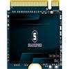 S SHARKSPEED M.2 2230 SSD 256GB NVME PCIe Gen 3.0X4, Unità a Stato Solido Interno Compatibile con Steam Deck Surface Pro7+ Ultrabook Tablet(256GB, M.2 2230 NVME)