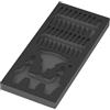 Wera 9852 Termoformato in spugna per Kraftform Kompakt con funzione cricchetto Set 1, senza utensili, 172 x 30 x 392 mm