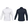 Liabel Pack 2 Lupetto Uomo Cotone Interlock Caldo Vari Colori (Bianco - Blu - 8 / 3XL)