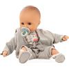 Götz 2320553 Muffin Lucky Guy Doll - bambola alta 33 cm con occhi azzurri che dormono e senza capelli - bambola dal corpo morbido in un set da 7 pezzi - adatta a partire da 18 mesi