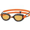 Zoggs Gafas de Natación Predator Pol Ultra, Occhialini Nuoto Unisex-Adulto, Grigio/Arancione/Rame Polarizzato, Regular Fit