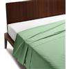 osama home GUZZINI Classic - Lenzuola Una Piazza e Mezza Cotone 180x280 100% Percalle Certificato OekoTex Fresco e Traspirante, Lenzuolo Una Piazza e Mezza Piano Sopra per Biancheria da Letto Morbida Resistente