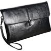 Ogetok Mens Pochette Portafoglio in pelle, donne borsa borsa, 25,4 cm grande borsa a mano uomini, Grande viaggio Wristlet Business Briefcase Bag Phone Holder Borsa per uomo Donna (nero)