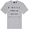 O'NEILL Lm First in Last out - Maglietta da Uomo, Uomo, Maglietta, 9A2360_XS, Grigio (Silver Melee), XS