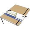 Kangaro Quaderno A4 Kraft a righe HC 96 fogli 80 g
