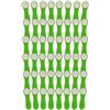 trendfinding 48 mollette da bucato con molle in acciaio inox e Soft Grip verde bianco