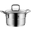 WMF Pentola piccola 16 cm, impilabile, pentola a induzione, adatta a tutti i tipi di fornelli, inclusa induzione, piccola pentola Cromargan in acciaio inox lucidato, lavabile in lavastoviglie