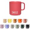 Design Letters Tazzine Caffe Particolari | Regalo Festa Della Mamma, Regali Mamma, Mothers Day Gift | Porcellana Tazze Colazione | Tazzina Caffè Personalizzata, Tazze Tea, Tazzine Caffe Colorate 250Ml
