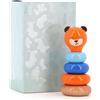Vilac- Impilabile in Legno Boizoos, Marcel Il Pooh, Multicolore, 8085Y