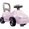 Smoby - Auto cavalcabile rosa - Funzione girello - Volante - Ergonomico e maneggevole - Contenitore per giocattoli - Dai 10 mesi - Prodotto in Francia