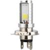 Car Passion 1 Lampadina Led Per Fari Anteriori Moto H4 Biluce Bianco Ghiaccio 6000k Luce Abbagliante Anabbagliante Fascio Alto E Basso Scooter Motocicletta Chip COB (H4)