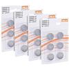 REY Pack 24 Batterias Litio, 8x CR2016, 8x CR2025, 8x CR2032, 3V, Batteria a Bottone al Litio