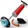 MEISTERFAKTUR Pompa XXL per la pulizia dei tubi [8 Bar] - Pompa di scarico per un'efficace pulizia dei tubi, ideale per industria, cucina, bagno e toilette