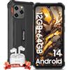 Blackview BV5300Pro Rugged Smartphone Android 14 Telefono Indistruttibile, 12(4+8) GB+64GB/1TB Espandibile, 6580mAh, Cellulare Impermeabile IP68/IP69K, 6,088HD+, 13MP+8MP, NFC/3 Slots/Face ID/OTG/GPS