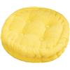 DOTBUY-SHOP Jacquard Cuscini Sedie Cucina Cuscini Coprisedia Cuscino Sedia Cucina Antiscivolo Morbido Cuscini Sedia per Ufficio Giardino Patio Pranzo Soggiorno (50x50 cm (Rotondo),Giallo)