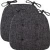 uyeoco Set 4/2/1 Cuscini Sedia da Cucina/Cuscini di Seduta,43 * 41 * 35cm Confortevole Cuscini Coprisedia da Cucina,con Lacci Imbottito,Lavabili(18#,2pcs)