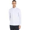 Tommy Hilfiger Uomo Camicia Slim Fit Colletto a Punta, Multicolore (Optic White/Vessel Blue), 3XL
