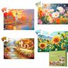 Qingdewan 4 confezioni da 36 puzzle grandi per anziani con demenza, prodotti Alzheimer, attività, puzzle Alzheimer, giochi cognitivi per adulti, anziani