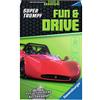 Ravensburger Kinderkartpiele 20699 - Gioco di carte Supertrumpf Fun and Drive, Quartetto e Trumpf, per i fan della tecnica, a partire dai 7 anni