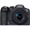 Canon EOS R7 (Corpo) - Fotocamera Digitale Compatta Mirrorless - Sensore APS-C 32,5 MP, Deep-Learning Dual Pixel CMOS AF II - Videocamera 4K 60p UHD, Scatto Continuo 15 fps - Bluetooth, Wi-Fi, WLAN