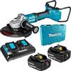 Makita - Smerigliatrice angolare a batteria 2x18V (36V) Li-Ion 2x5Ah 230mm - DGA901T2U1